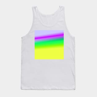 yellow blue green texture art Tank Top